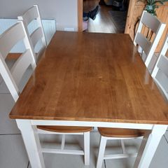 Dining table with 4 chairs