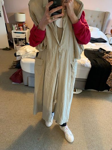 100% linen dress