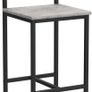 Bar Chairs set of 2  stools with back Image 3