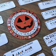 Halloween Secret Code Wheel Game for Kids