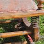 Antique Rocking Chair (c 1900's) - solid wood Image 6