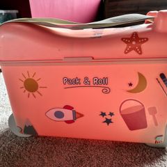 Pink Little Rolla (Trunki-style) ride on kids suitcase