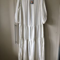 M&S linen blend  dress, BNWT, uk 10