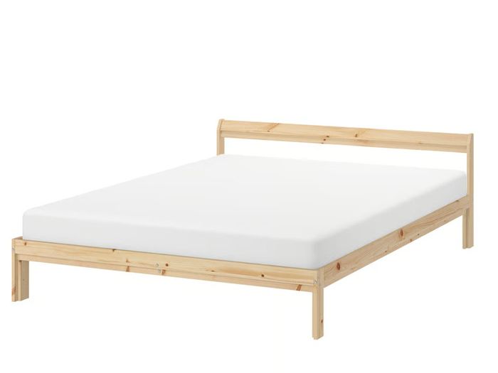 IKEA NEIDEN Double Bed Frame with Slats
