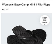 NEW North Face Flip Flops size 3