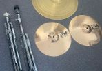 Paiste 12 PST8 Reflector Cajon Hats Paiste 18 Crash Ride 101 Brass Cymbals