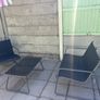 Black Garden Furniture Set Image 3