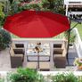 Parasol with LED solar lighting Image 6
