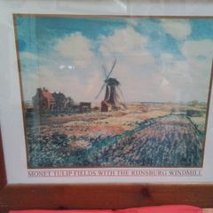 Monet 'Tulip Fields' Framed Print
