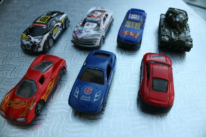 Set of small vehicles