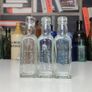 225 - Set of 3 Vintage Cork Distilleries Company Clear Glass Decorative Collectible Whiskey Vodka Bottles Image 2