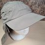Craghoppers desert hat baseball cap with neck curtain sun protection unisex mens womens Image 2