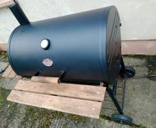 Charcoal Barrel BBQ Grill
