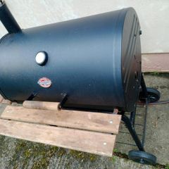 Charcoal Barrel BBQ Grill