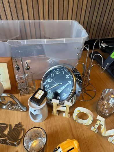 Various home decor items