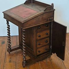 c1860-1880 Antique Victorian Davenport Desk, Exceptional Original Condition