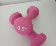 2 Dumbells 0.5kg