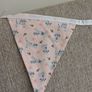 Peach and Grey girl's Bunting Image 5