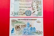 Guernsey  50 Pounds  1994  ( Uncirculated )  Pick  59  A Prefix .