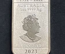 Silver 1oz Dollar bar