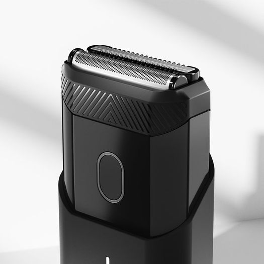 MANSCAPED The Handyman Compact Face Shaver  Portable Mens Travel Facial Hair Groomer USB C Rechargeable Electric Razor Waterproof Cordless Dual Action SkinSafe Long Hair Leveler  Foil Blades