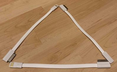 iPhone slim compact data/charging cable (x3)