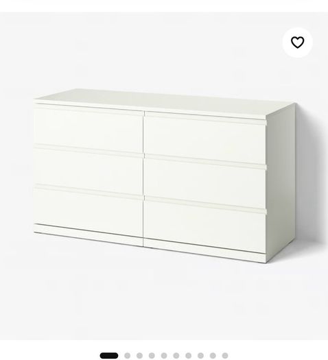 six-drawer dresser