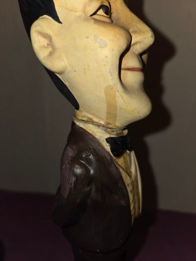 Ceramic Painted Laurel and Hardy Figures