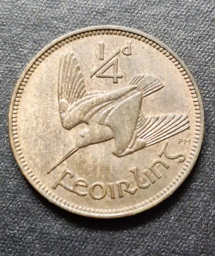 Ireland 1937  Farthing uncirculated coin