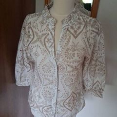 Beautiful New Smashed Lemon Embroidery Anglaise Top Size 10