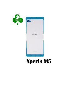 For Sony Xperia M5 Back/Battery Cover Glass Plate Housing Replacement New White