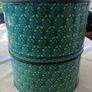 selection of vintage cake storage tins with lids Image 4