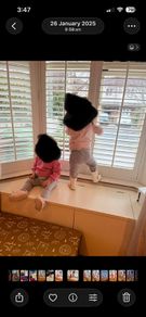 Plantation shutters - bay window