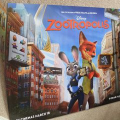 Zootropolis Disney movie poster - double sided