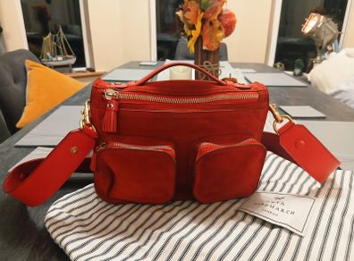 Anya Hindmarch Ripley suede and leather Crossbody bag