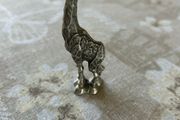 Miniature Figurine Pewter Giraffe