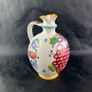 Vintage Art Pottery Hand Painted Pitcher from Modra Slovakia Image 2
