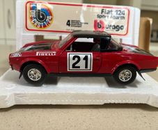 Fiat 124 Abarth Rally 1/24 Burago Rare