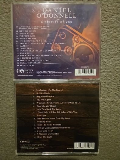 Daniel O'Donnell CDs Collection: A Picture Of You /:Hank Williams Songbook.