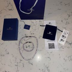 swarovski necklace set