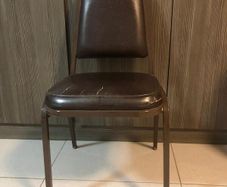 Brown padded chair