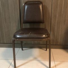Brown padded chair