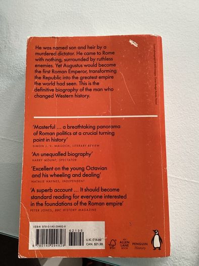 Books. "AUGUSTUS" The Biography. By Jochen Bleicken