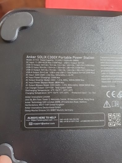 anker solix c300x portable power station
