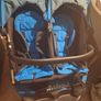 Out and about double pram Image 2