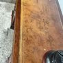 Vintage mahogany pedestal desk with leather top Image 2