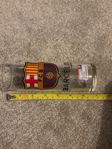 Collectible FC Barcelona Tall Beer Glass
