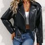 Brand new black leather jacket, size 10 Image 2