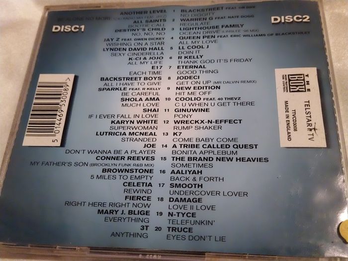 R&B Hits Album 2 disc Cd