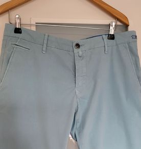 JACOB COHEN Bobby Azul Chinos Sz 35 - Rrp 465 (New)
